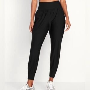 Women’s black joggers